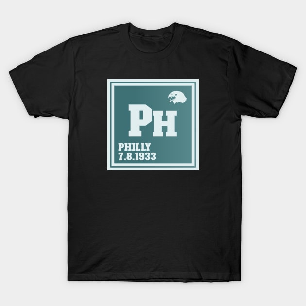 Philly Element Color T-Shirt by nickbeta